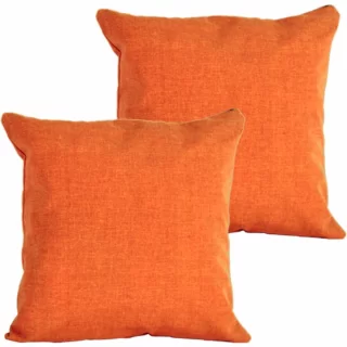 Jaśki / poduszki dekoracyjne do domu / ogrodu 45x45 na suwak komplet Pomarańczowy
