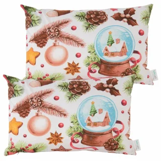 Jaśki poduszki świąteczne dekoracje 2szt. 55x35 WŚ11