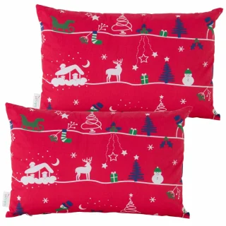 Jaśki poduszki świąteczne dekoracje 2szt. 55x35 WŚ12