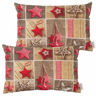 Jaśki poduszki świąteczne dekoracje 2szt. 55x35 WŚ13