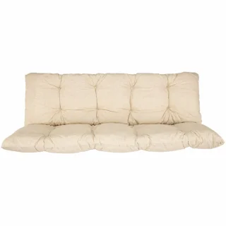 Poduszki na Huśtawkę Ogrodową MALIBU 130cm Beż Ciepły
