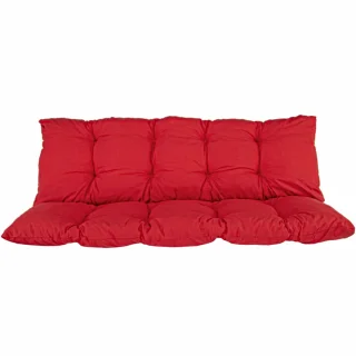 Poduszki na Huśtawkę Ogrodową MALIBU 130cm Czerwony
