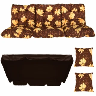 Poduszki na Huśtawkę Ogrodową RODOS 150cm Zestaw Wzór 12