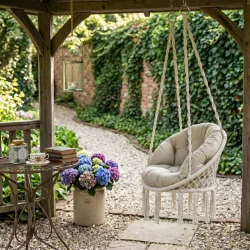 Poduszka na Bocianie Gniazdo BOHO Beż Zimny