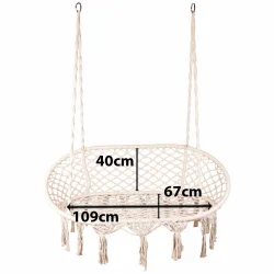 Poduszka na Bocianie Gniazdo BOHO Dwuosobowe W1