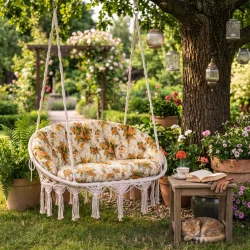Poduszka na Bocianie Gniazdo BOHO Dwuosobowe W42