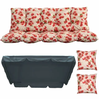 Poduszki na Huśtawkę Ogrodową CLASSIC 150cm Zestaw W56