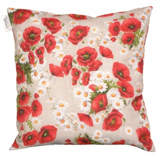 Poszewka dekoracyjna z suwakiem na jasiek / poduszkę do domu / ogrodu 45x45 W56