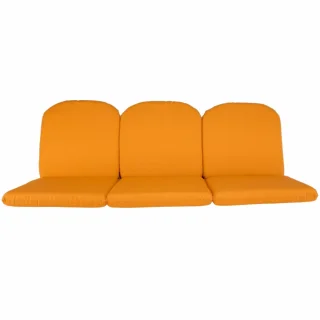 Poduszka ogrodowa 180cm, na ławkę lub huśtawkę. Żółty kolor, pojedynczy element wypoczynkowy.