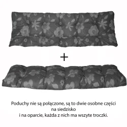 Poduszki na Huśtawkę Ogrodową CLASSIC 150cm + Jaśki W52