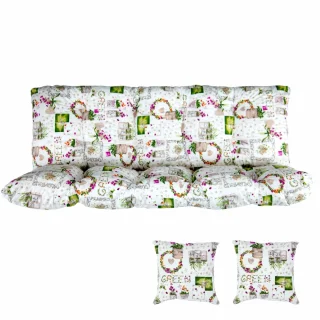 Poduszki na Huśtawkę Ogrodową CLASSIC 180cm + Jaśki W20