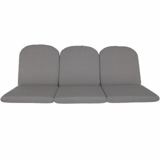 Poduszka ogrodowa 180cm, szara, na ławkę.