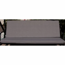 Poduszka ogrodowa 150cm, na huśtawkę, w kolorze szarym, pojedyncza.