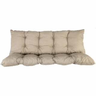 Poduszki na Huśtawkę Ogrodową MALIBU 180cm Beż Zimny