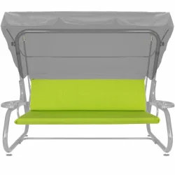 Poduszka ogrodowa 180cm limonkowa na huśtawkę. Pojedyncza poduszka z jaśkiem.