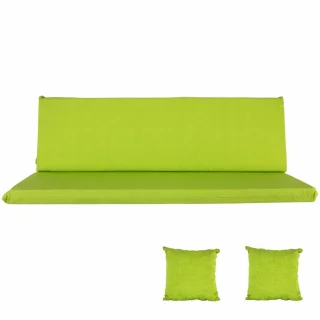 Poduszki na Huśtawkę Ogrodową RAVENNA 180cm + Jaśki Limonkowe