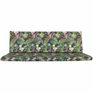 Poduszki ogrodowe 180cm w tropikalne wzory, na ławkę ogrodową. W komplecie poduszka z oparciem.