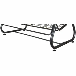 Stopka do huśtawki ogrodowej, pojedyncza sztuka, czarna.