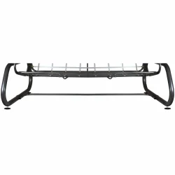 Rama stalowa do huśtawki ogrodowej, pojedyncza sztuka, kolor czarny.