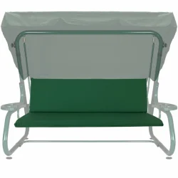 Poduszka ogrodowa 180cm na huśtawkę, zielona.