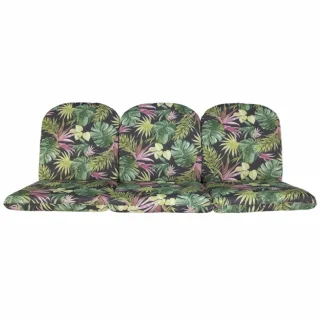 Poduszki ogrodowe 180cm, na ławkę ogrodową, motyw tropikalny. Komplet trzech poduszek.