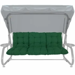 Poduszka ogrodowa 180cm na huśtawkę, zielona. Pojedyncza poduszka bez jaśków.