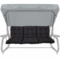 Poduszki na huśtawkę ogrodową, antracyt. Idealne do ogrodu.