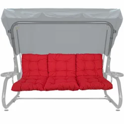 Poduszka na huśtawkę ogrodową do ogrodu, kolor czerwony, pojedyncza poduszka.