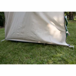 Pokrowiec na huśtawkę ogrodową w kolorze beżowym. Zestaw kompletny.