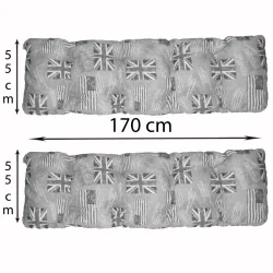 Poduszki na Huśtawkę Ogrodową CLASSIC 170cm + Jaśki W41