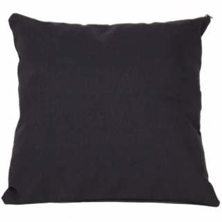 Pojedyncza poszewka dekoracyjna w kolorze antracytowym, idealna na poduszkę na kanapę.