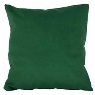 Poszewka dekoracyjna do domu, zielona, gładka. Pojedyncza poszewka na poduszkę.