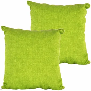 Zestaw jaśków dekoracyjnych do salonu, w kolorze limonkowym. Idealne na kanapę lub fotel.