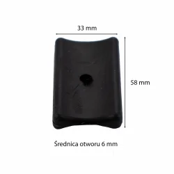 Dystans do rur "D" Huśtawki Ogrodowej PREZYDENT