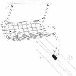 Dystans do rur "M" Huśtawki Ogrodowej PREZYDENT