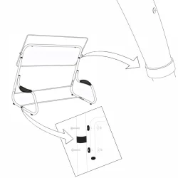 Opaska maskująca na rurę fi.60 do Huśtawki Ogrodowej PREZYDENT
