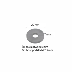 Podkładka plastikowa M6