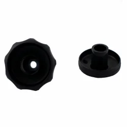 Pokrętło do daszku do huśtawki ogrodowej, komplet pojedynczy, kolor czarny.