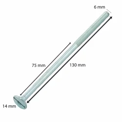 Śruba M6x130