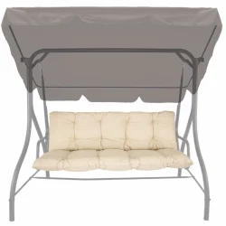 Poduszka 150cm na huśtawkę ogrodową w kolorze beżowym. Idealna do ogrodu.