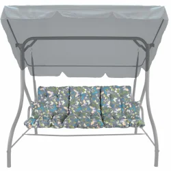 Poduszki ogrodowe 150cm na huśtawkę, z jaśkami, kolorowe wzory.