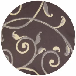 Poduszki ogrodowe 150cm z wzorem liściastym, idealne na taras lub do ogrodu. Kolor szaro-beżowy.