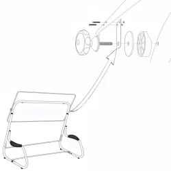 Blacha do regulatora daszku Huśtawki Ogrodowej PREZYDENT