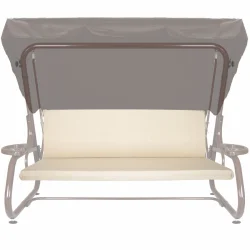 Poduszka na huśtawkę ogrodową 180cm, beżowa. Idealna do ogrodu lub na taras.