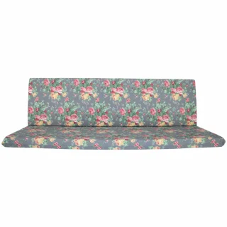 Poduszka ogrodowa 150cm z kwiecistym wzorem w pastelowych kolorach, przeznaczona na ławkę.