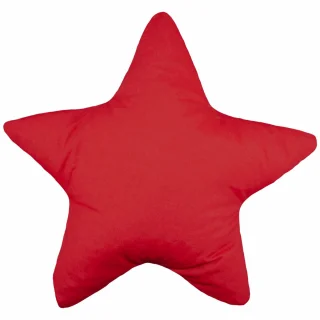 Poduszka dekoracyjna Gwiazda DUŻA 63 cm Czerwona
