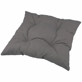 Poduszka na krzesło, szara, pojedyńcza sztuka.