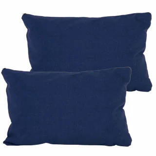 Zestaw jaśków dekoracyjnych do domu w kolorze chabrowym. Idealne na kanapę lub sofę.