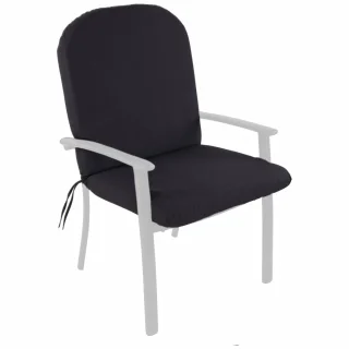 Poduszka na fotel ogrodowy, pojedyncza sztuka, antracyt.