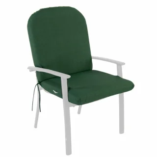 Poduszka na fotel ogrodowy, zielona, pojedyncza sztuka.